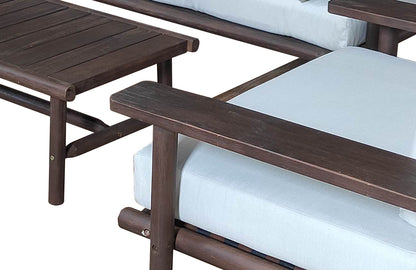 Laruna Loungeset - Hout Acacia Vintage Donker Teak Look
