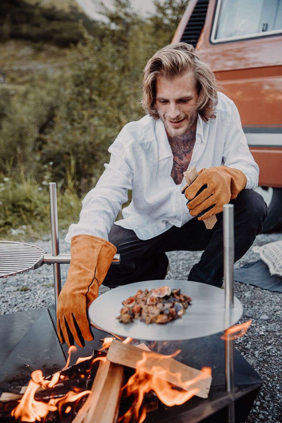 Drievoudige Vuurschaal 90