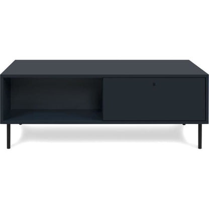 Salontafel - CARACAS 55A - Marineblauw - 2 lades, 2 nissen - 110 x 40 x 60 cm