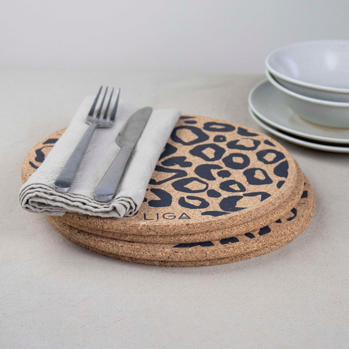 Placemat Luipaard Set van 4 Stuks
