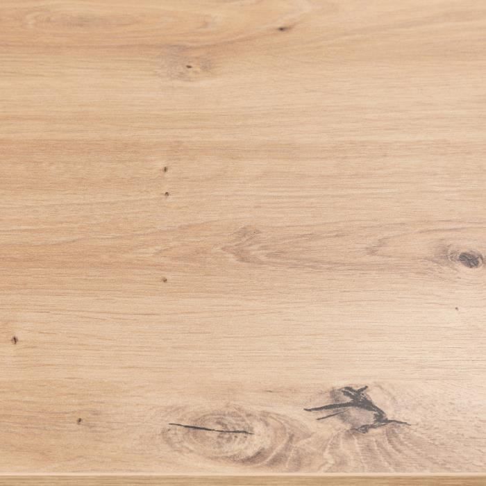 Eettafel - Vakman eiken en Shadow Grey decor - L 223,9 x D 93 x H 78,6 cm - LOFT
