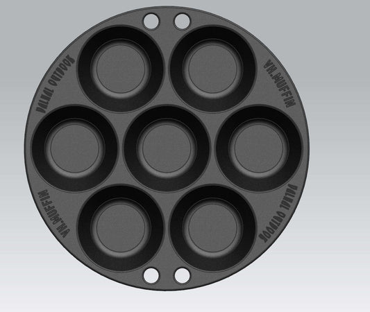 BBQ Accessoire Muffinpan voor 7 stuks