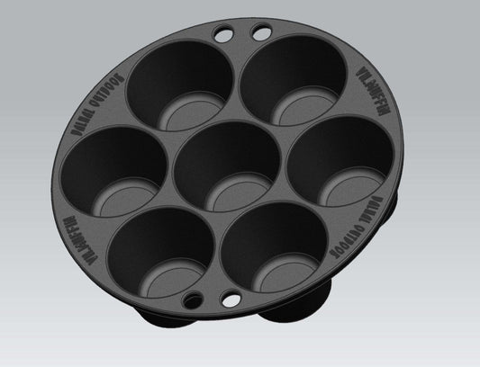 BBQ Accessoire Muffinpan voor 7 stuks