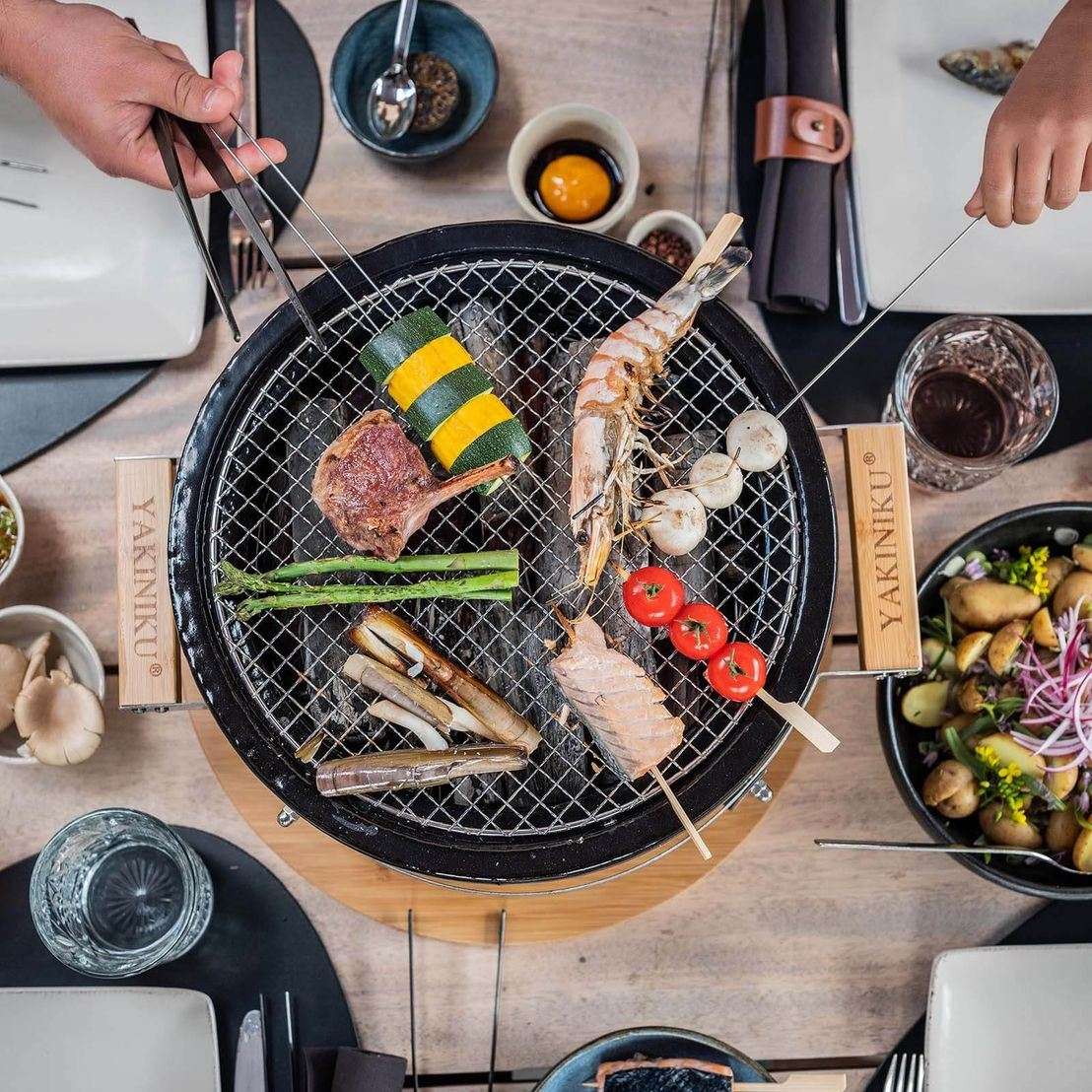 Tafelgrill Shichirin Rond
