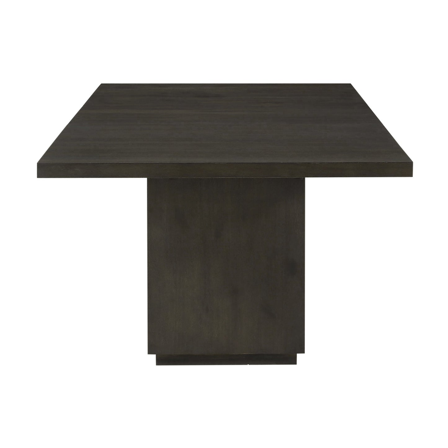 Rechthoekige eettafel Oxford in basalt grijs.
