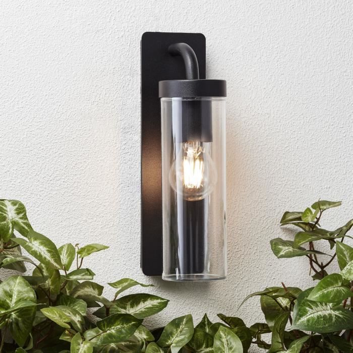 Schitterende externe downlighting Aosta - E27 - 1x25W - Mat zwart