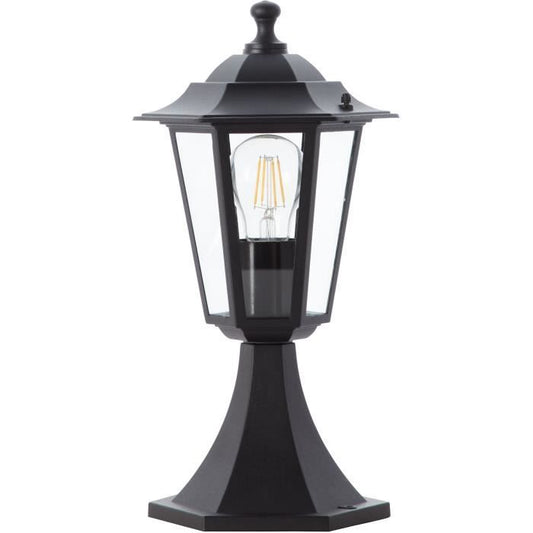 Carleen Outdoor Borne, Zwart, E27 Max 60W