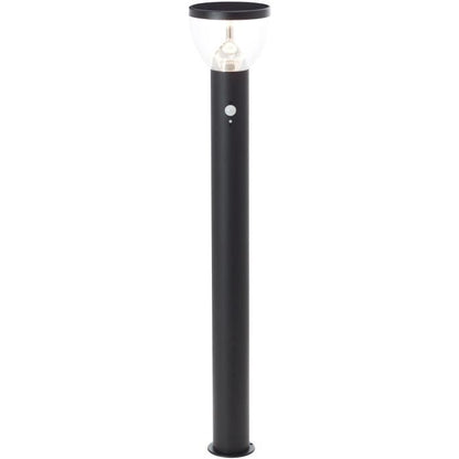 Buitenpaal - BRILLIANT - TULP - LED en zonne-energie - Bewegingssensor - Roestvrij staal en kunststof - 4 W - Zwart