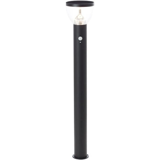 Buitenpaal - BRILLIANT - TULP - LED en zonne-energie - Bewegingssensor - Roestvrij staal en kunststof - 4 W - Zwart