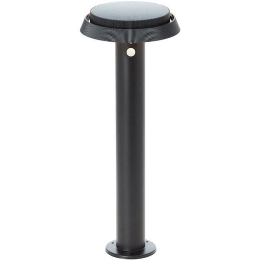 Buitenterminal - BRILLIANT - ALVERO - LED en zonne-energie - Bewegingssensor - Metaal en kunststof - 4 W - Zwart