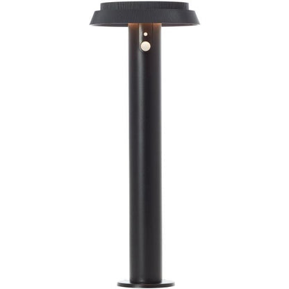Buitenterminal - BRILLIANT - ALVERO - LED en zonne-energie - Bewegingssensor - Metaal en kunststof - 4 W - Zwart