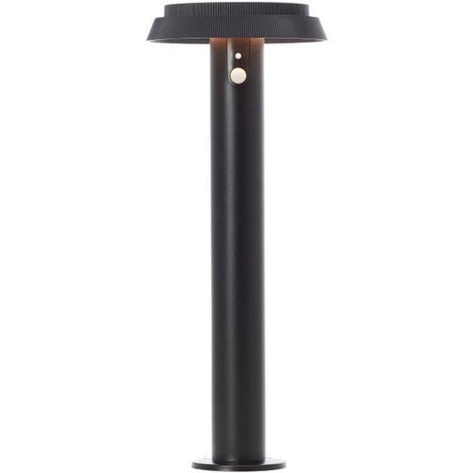 Buitenterminal - BRILLIANT - ALVERO - LED en zonne-energie - Bewegingssensor - Metaal en kunststof - 4 W - Zwart