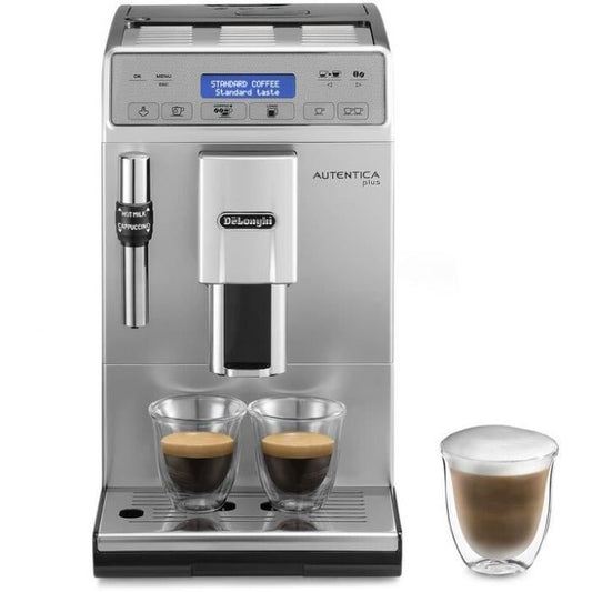 DELONGHI ETAM29.620.SB Espressomachine Autentica Plus met bonenmaler - Zilver