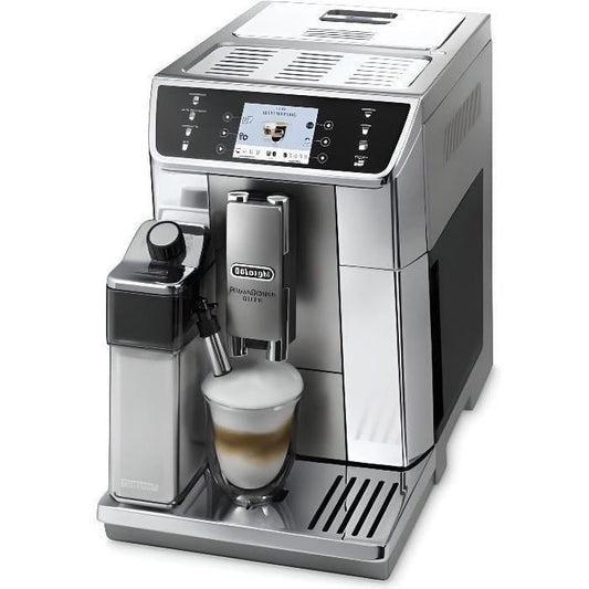 DELONGHI ECAM650.55.MS Espressomachine met geïntegreerde molen PrimaDonna Elite - grijs