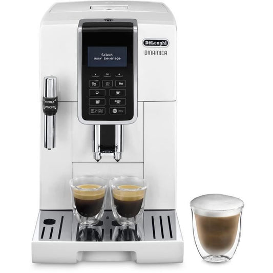DELONGHI ECAM 350.35.W Espressomolen DINAMICA Scherm 4 recepten - Wit