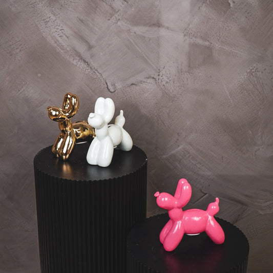 Ornament- Spaarpot Ballonhond- Mintgroen- 17x7x17cm