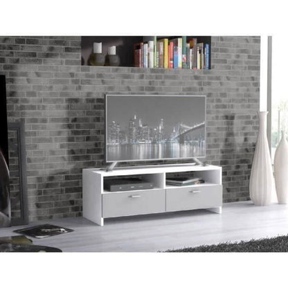 FINLANDEK Hedendaags en mat grijs HELPPO tv-meubel - B 95 cm