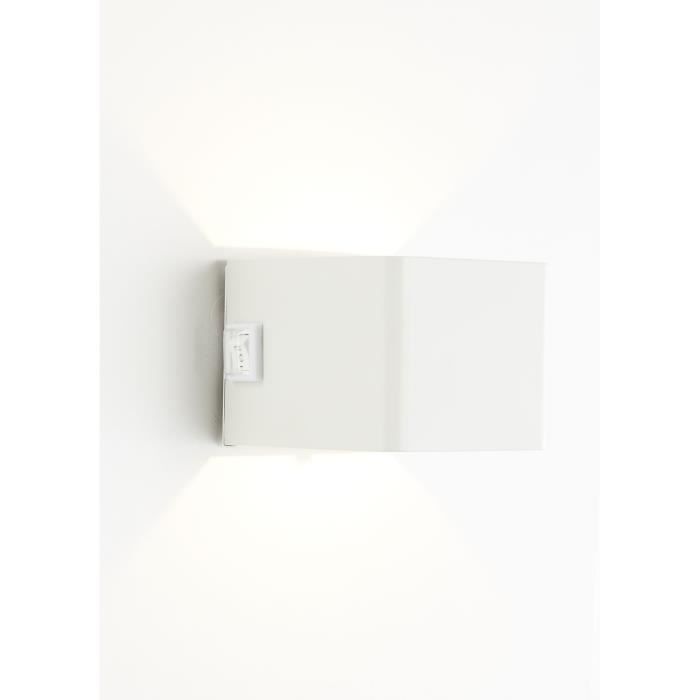Magnetische buitenwandlamp - ISEO - BRILLIANT - Oplaadbaar - Wit - LED - Sensor - 4W - 300lm - 3000K - USB