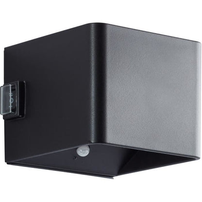 Magnetische buitenwandlamp - ISEO - BRILLIANT - Oplaadbaar - Zwart - LED - Sensor - 4W - 300lm - 3000K - USB