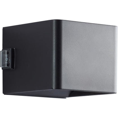 Magnetische buitenwandlamp - ISEO - BRILLIANT - Oplaadbaar - Zwart - LED - Sensor - 4W - 300lm - 3000K - USB