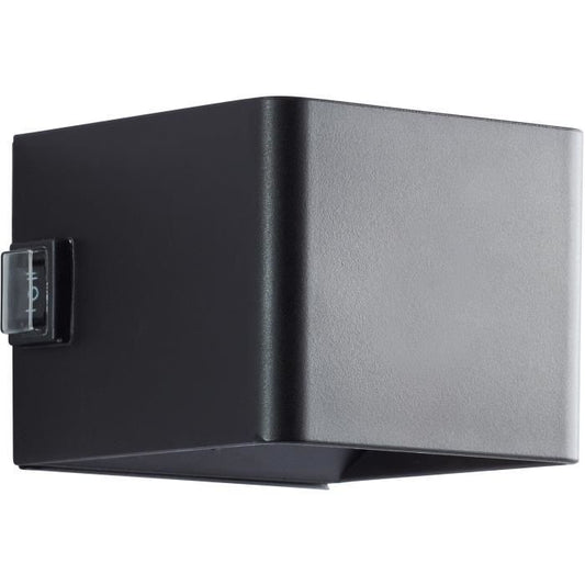 Magnetische buitenwandlamp - ISEO - BRILLIANT - Oplaadbaar - Zwart - LED - Sensor - 4W - 300lm - 3000K - USB
