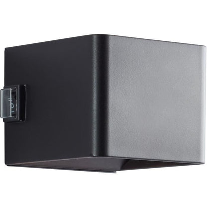 Magnetische buitenwandlamp - ISEO - BRILLIANT - Oplaadbaar - Zwart - LED - Sensor - 4W - 300lm - 3000K - USB