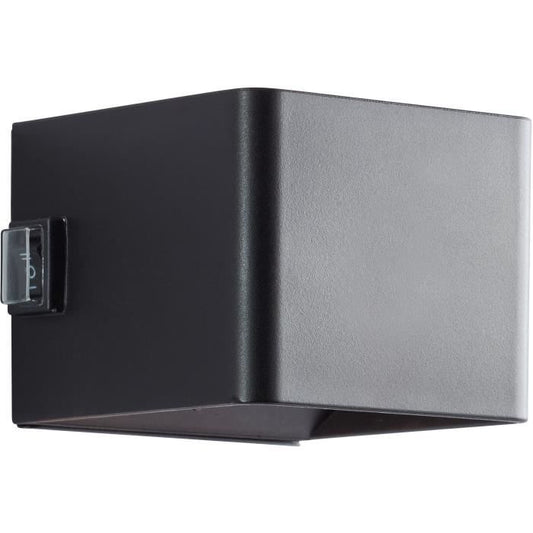 Magnetische buitenwandlamp - ISEO - BRILLIANT - Oplaadbaar - Zwart - LED - Sensor - 4W - 300lm - 3000K - USB