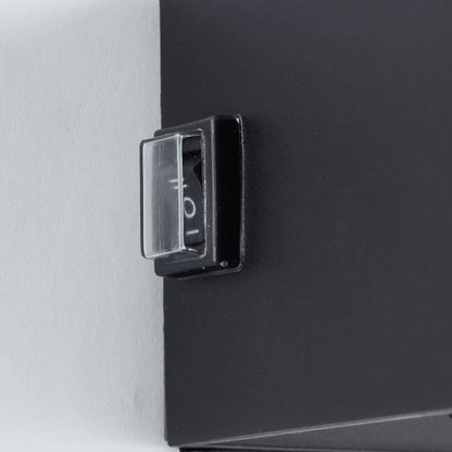 Magnetische buitenwandlamp - ISEO - BRILLIANT - Oplaadbaar - Zwart - LED - Sensor - 4W - 300lm - 3000K - USB