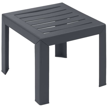 Salontafel - GROSFILLEX - Miami - Antraciet - 40x40 - Hars