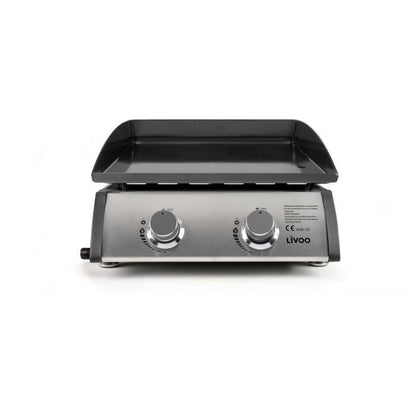 Gasfornuis - LIVOO - DOC296 - 2 branders - Grijs