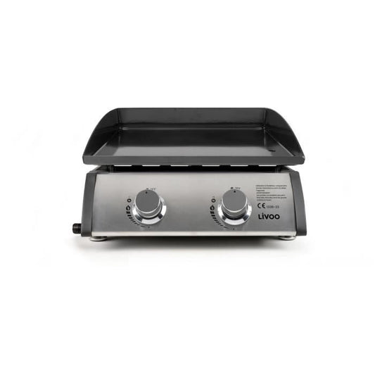 Gasfornuis - LIVOO - DOC296 - 2 branders - Grijs