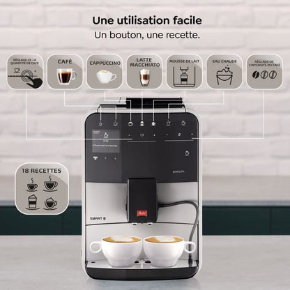 MELITA F831-101 Barista T Smart - Zilver (zonder melktank)