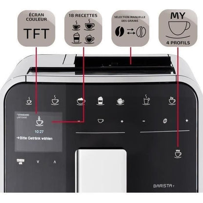MELITA F831-101 Barista T Smart - Zilver (zonder melktank)