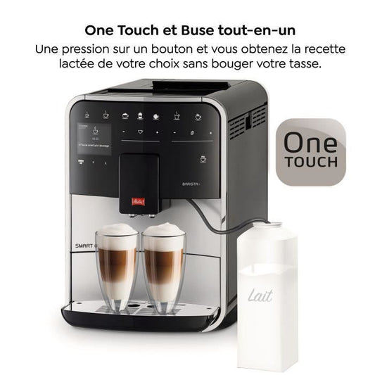 MELITA F831-101 Barista T Smart - Zilver (zonder melktank)