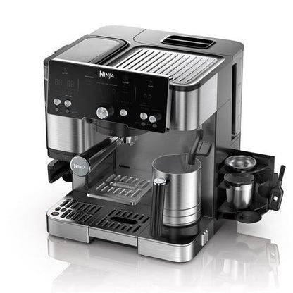 Espressomachine - NINJA - ES501EU Luxe Essential - 2 L - Digitaal display - Zwart / Roestvrij staal