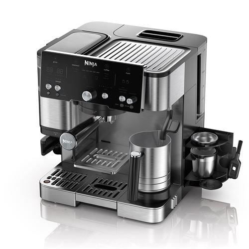 Espressomachine - NINJA - ES501EU Luxe Essential - 2 L - Digitaal display - Zwart / Roestvrij staal