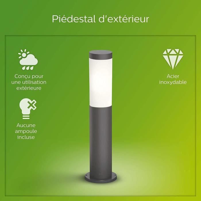 Exterieur Terminal Philips Utrecht - 1x20W - Antraciet