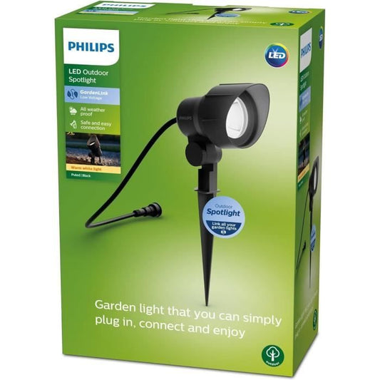 Buitenspot PHILIPS Laagspanning GardenLink 1x6W, 2700K, IP44