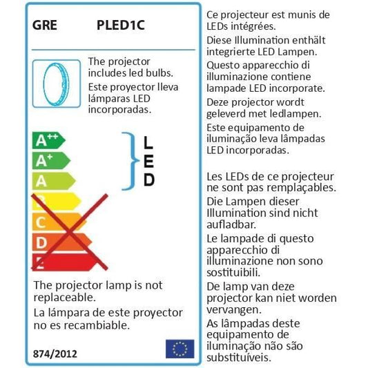 GRE-projector - LED-kleur