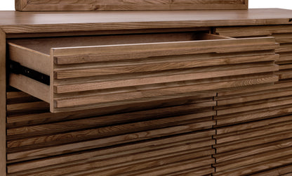 Tanner Zes Laden As Houten Dressoir in Roux