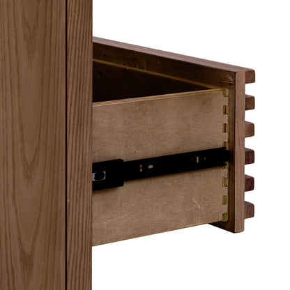 Tanner Zes Laden As Houten Dressoir in Roux