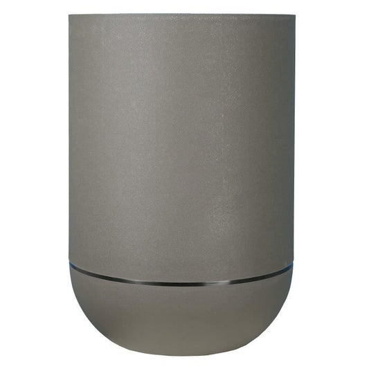 RIVIERA GRANIT TULIPE ronde bloembak - Kunststof - Diameter 50 cm - Grijs