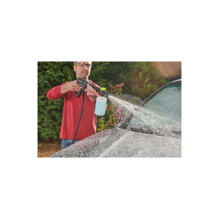 Hogedrukreiniger - RYOBI - 1400 W - 110 bar - 390 L - 5 m PVC-slang - Vario-lans - Turbolans - 0,35 L reinigingsmiddelmondstuk