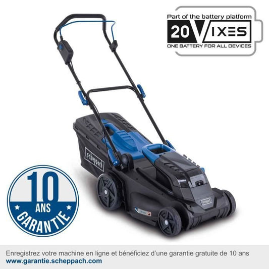 SCHEPPACH BC-MP380-X accumaaier - 20V IXES - maaibreedte 38 cm - Mulchen - zonder accu of lader