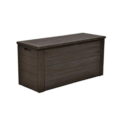 TOOD Koffer voor opslag - 300 L - Bruin houtlook - 120 x 46 x 58 cm