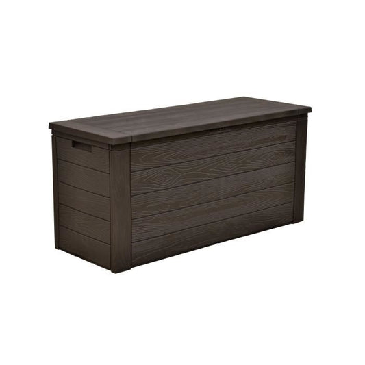 TOOD Koffer voor opslag - 300 L - Bruin houtlook - 120 x 46 x 58 cm