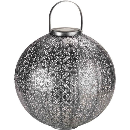 Zonnelantaarn Jumbo Damasque in open metalen werk.
