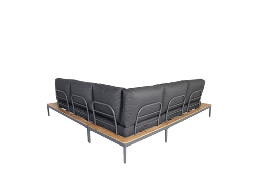 Colombus Lounge Hoekset - 3 stuks - Donker Antraciet - Donker Grijs