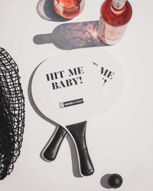 Housevitamin Zomer Racket Set - Hit me Baby - 33x18,5x0,5cm