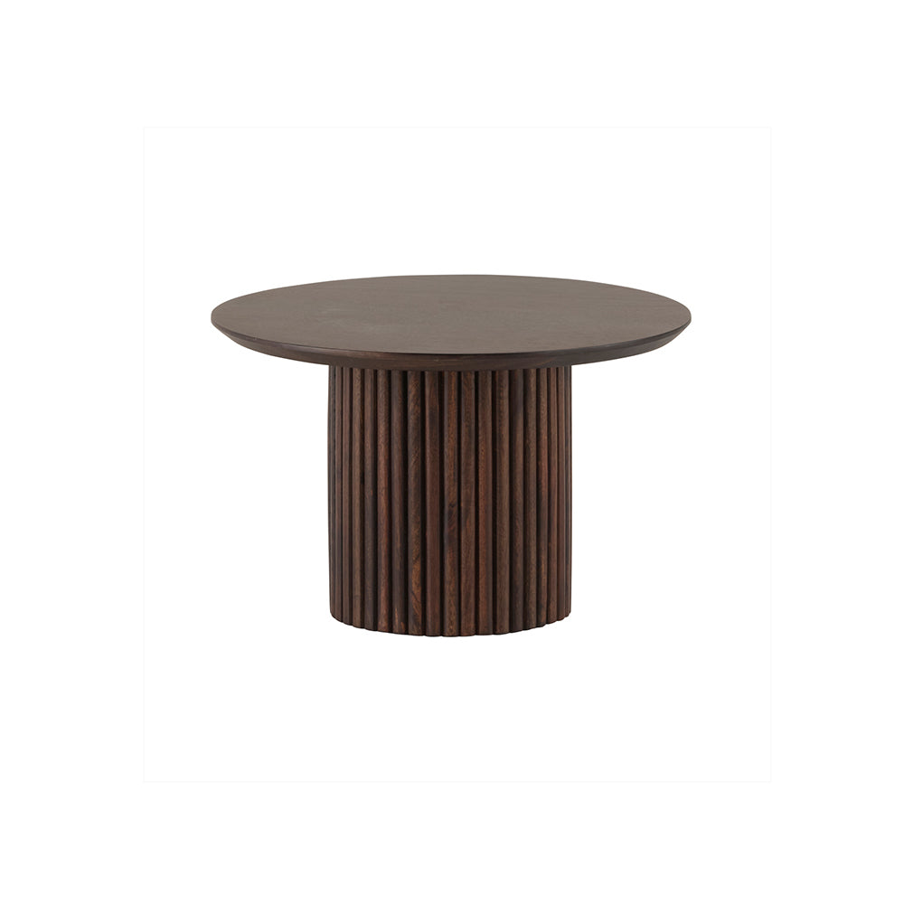 Salontafel Ø60, Mango Donker Walnoot